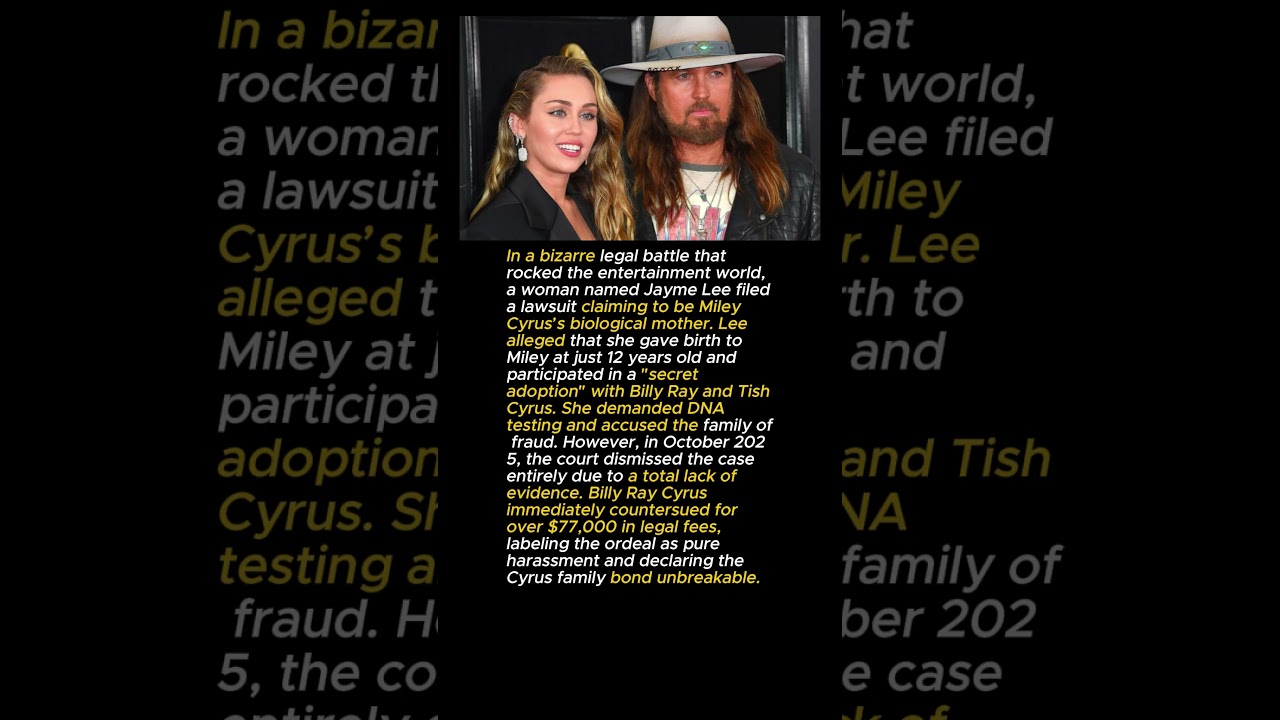 The Cyrus Family Scandal: The 