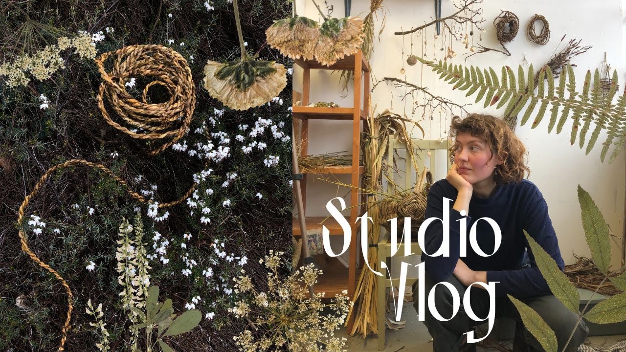Studio Vlog | ✶ Shells, Cordage & Foraging ✶
