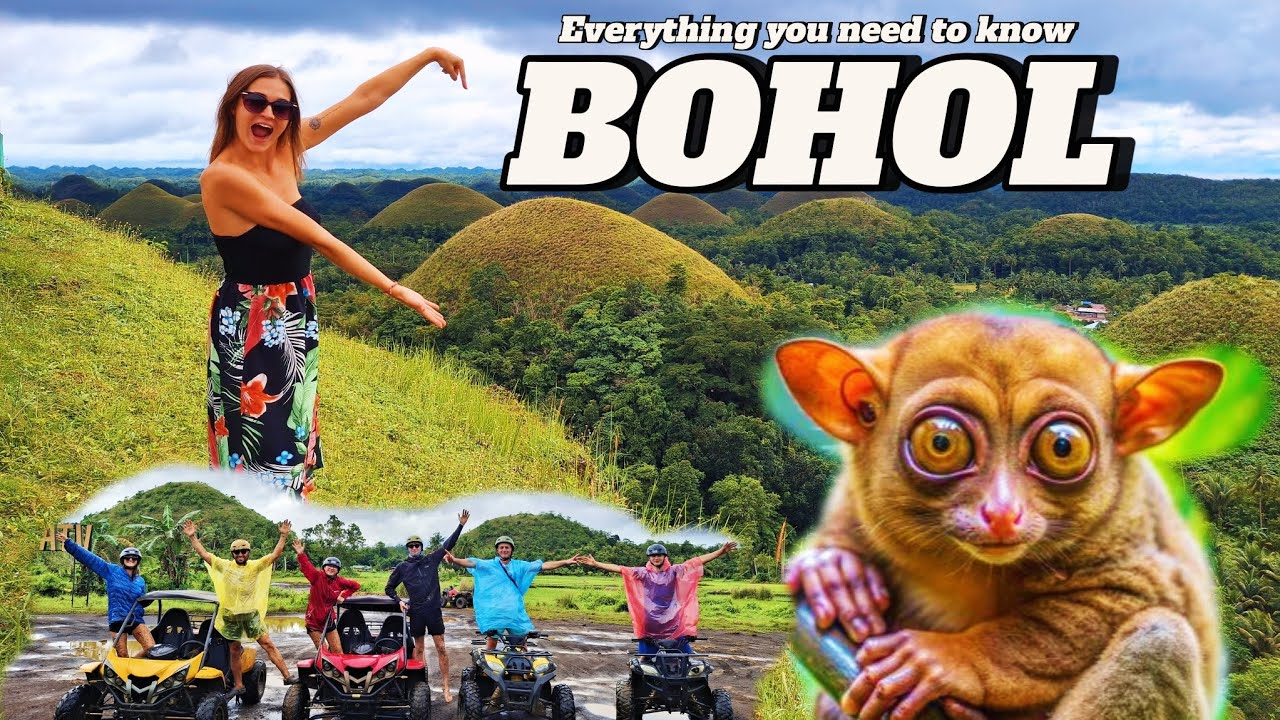 BOHOL - Everything you need to know! Chocolate Hills ATVs | Tarsier Sanctuary | Alona Beach | Food