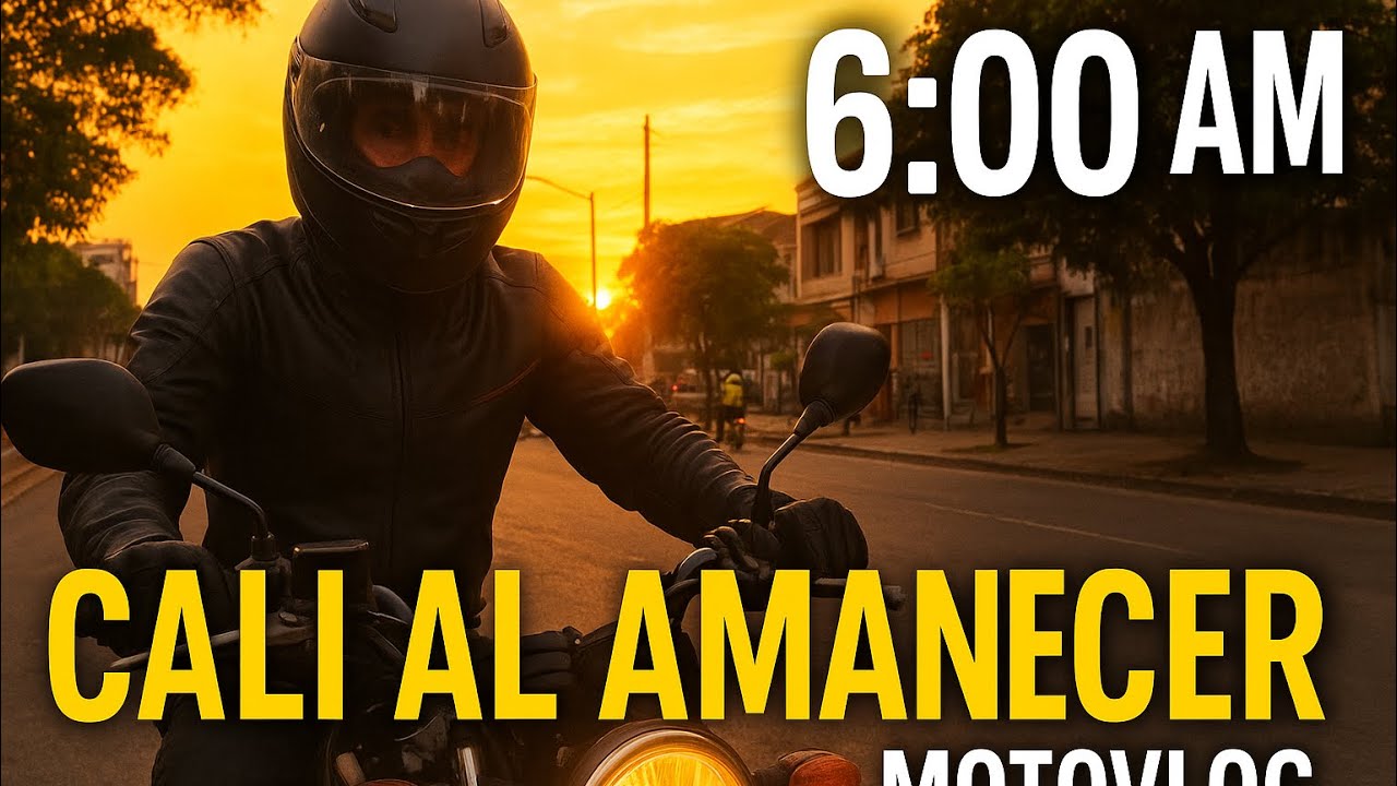 Atravesando todo CALI a las 6 am 🕕 así despierta la ciudad ! 🌆 