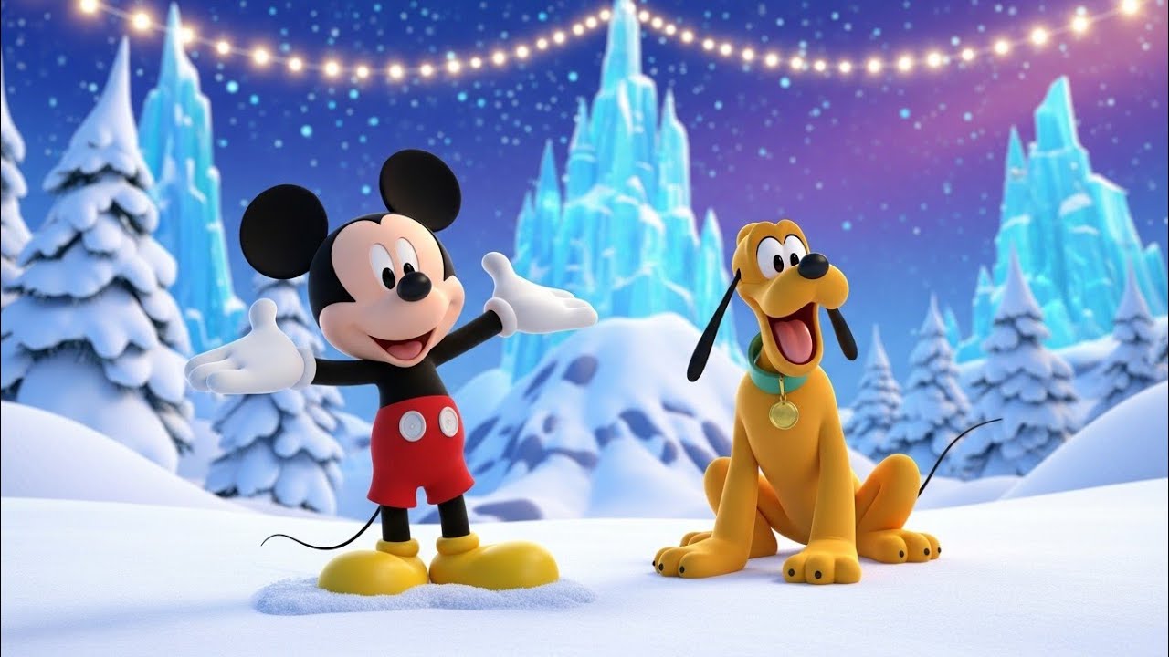 Magical Snow Day with Mickey Mouse! ❄️ Fun Winter Games for Kids