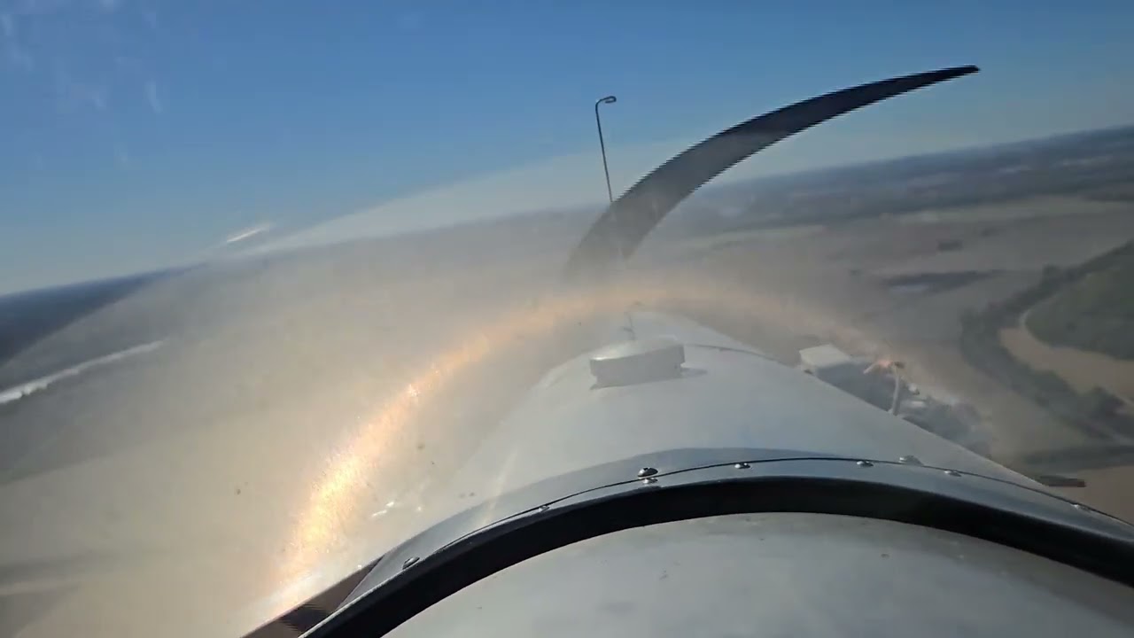 Getting to do some flying. After moving Mom's stuff