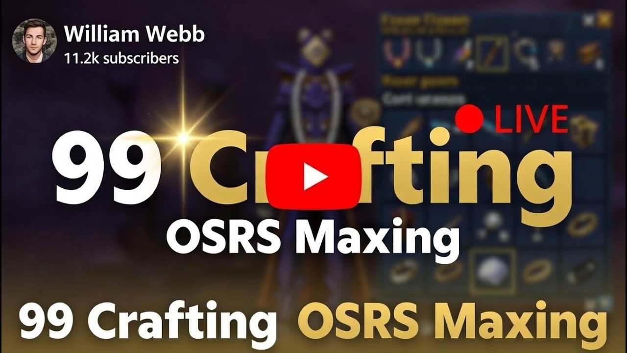 🛠️ 93 → 99 Crafting LIVE Grind! 50k+ Air Battlestaffs – Pushing to 97 Today 💎 OSRS Maxing Series
