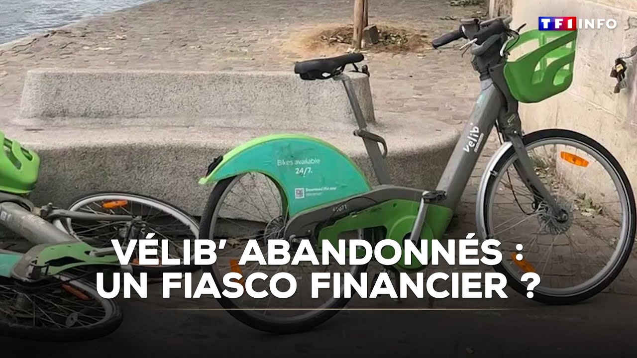 Vélib' abandonnés à Paris : un fiasco financier ?｜TF1 INFO