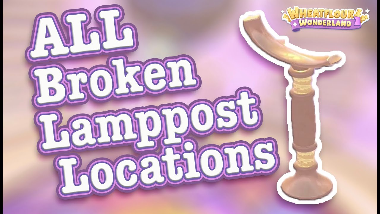 Ultimate Guide to Broken Lammpost Locations - Wheatflour Wonderland Hello Kitty Island Adventure