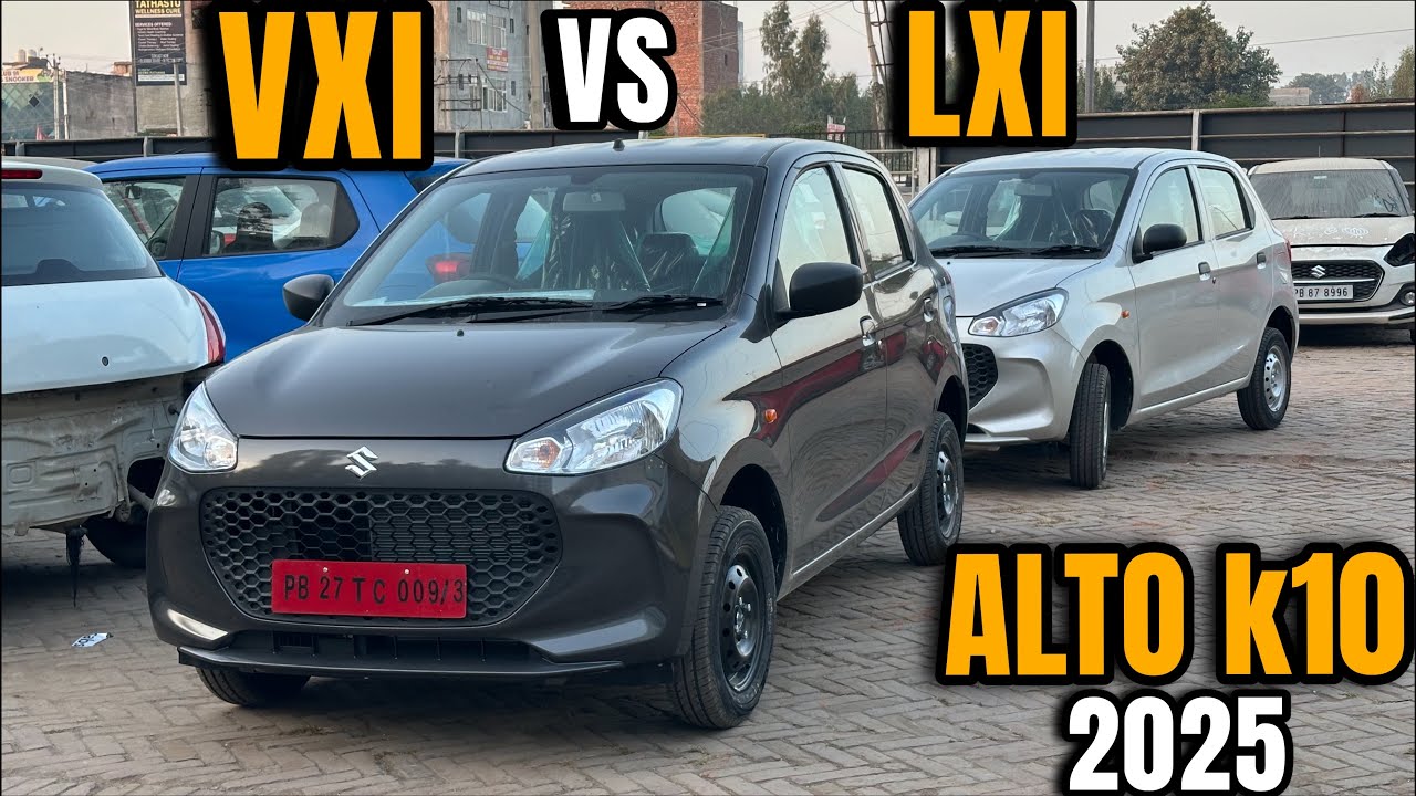 2025 New Maruti Alto K10 LXI vs VXI🔥 Which one to Choose? All differences explained 