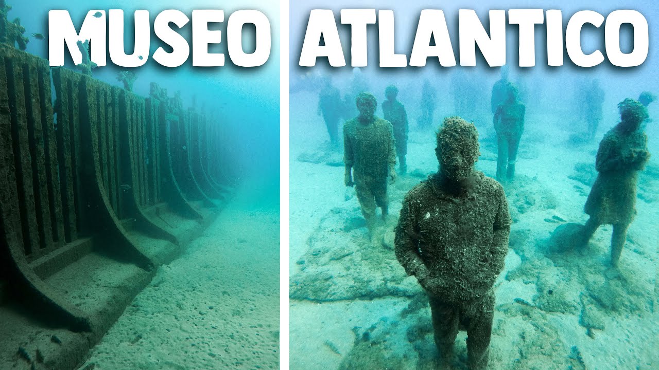 Encontramos un MUSEO SUBMARINO a 15 METROS DE PROFUNDIDAD🤯 - LANZAROTE