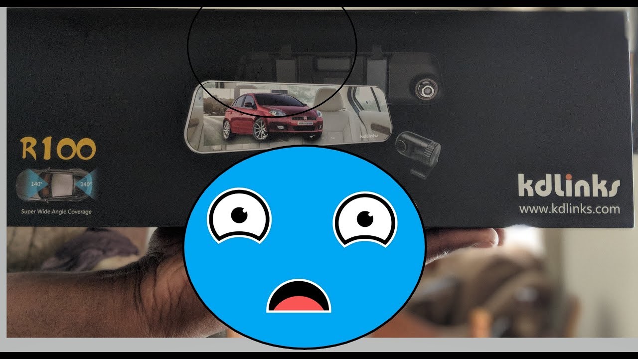 KDLINKS R100 Rearview Mirror Dashcam