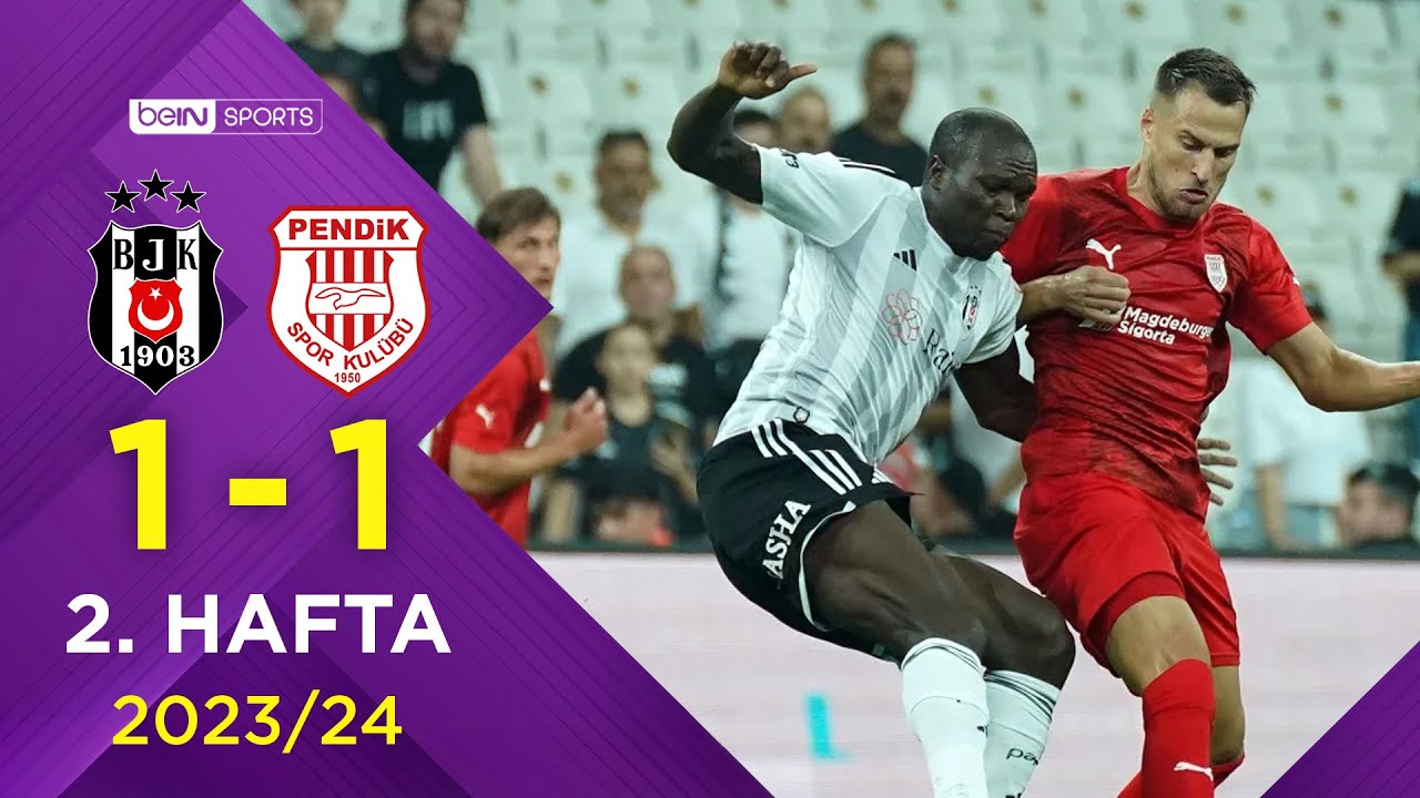 Beşiktaş (1-1) Pendikspor | 2. Hafta - Trendyol Süper Lig 2023/2024