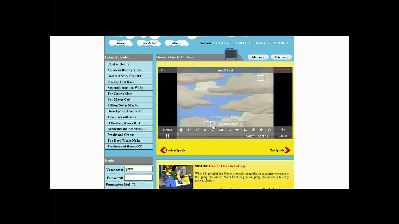 IWTSO - Watch The Simpsons online - FREE