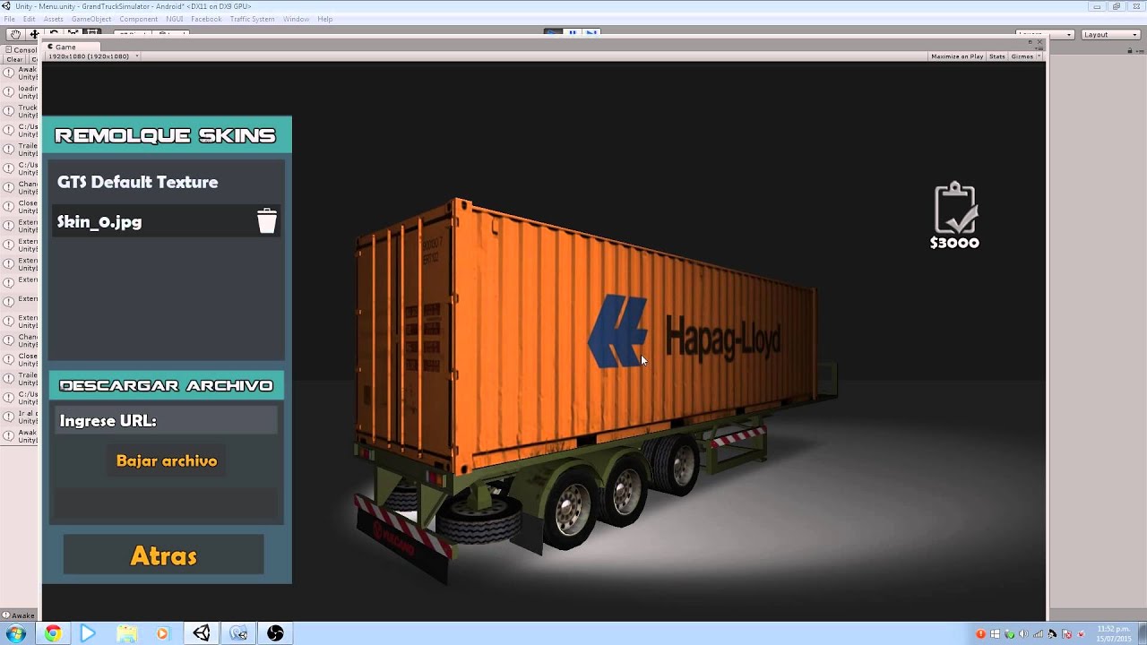 Grand Truck Simulator - Trailer skin mods
