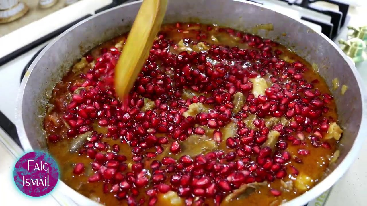Nar qovurma Жаркое с гранатом Азербайджанская кухня. Наш простой рецепт быстро и вкусно