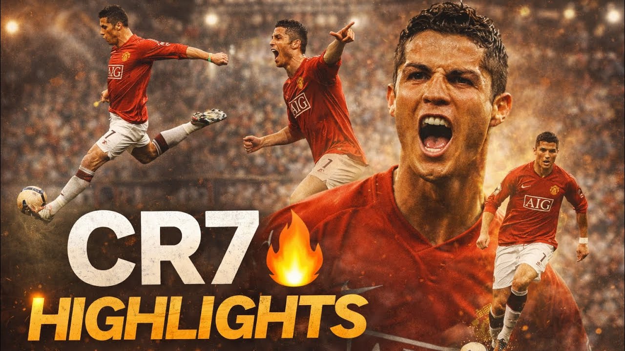 Cristiano Ronaldo Young Highlights 🔥 | Unstoppable Energy 