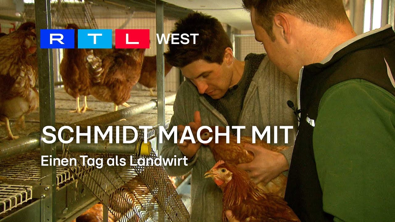 Schmidt macht mit: Einen Tag als Landwirt | RTL WEST
