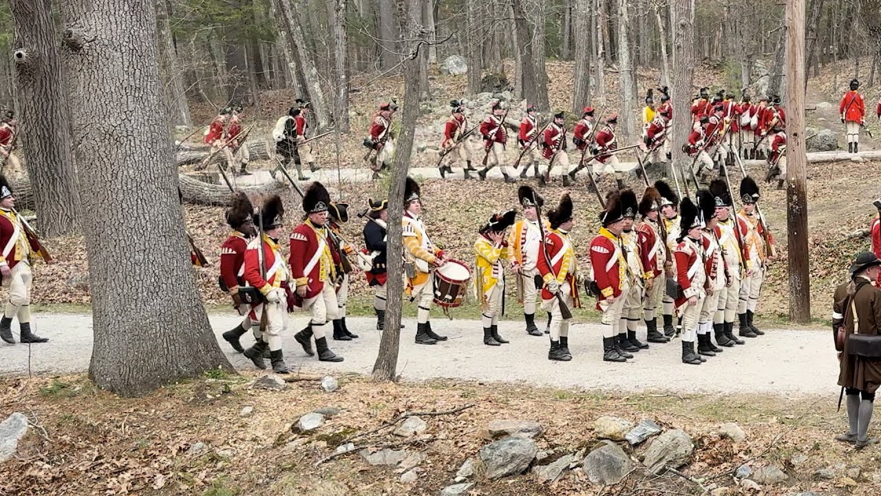 Battle of Lexington Patriots Day Revolutionary War reenactment 2025 Parker’s Revenge