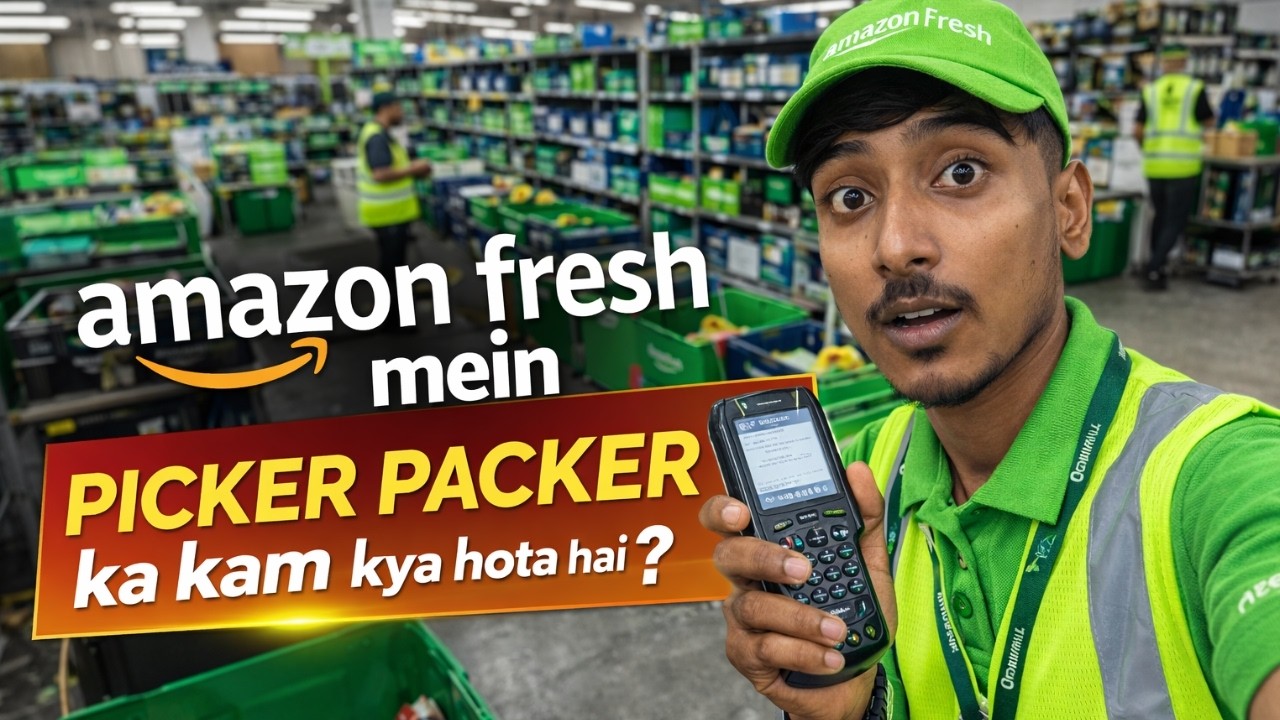 Amazon Fresh Picker Packer का काम क्या होता है? Amazon Fresh Picker Packer Job Full Work Process