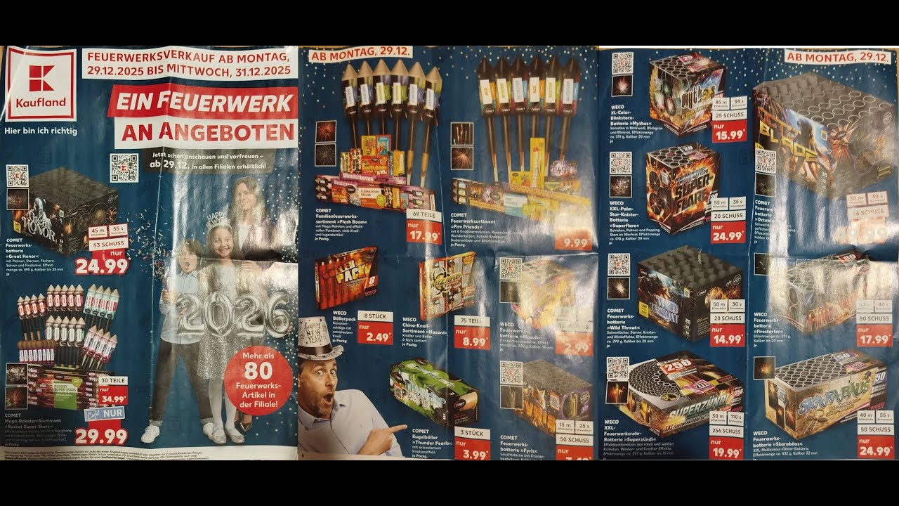 Kaufland Feuerwerk Prospekt 2025/2026
