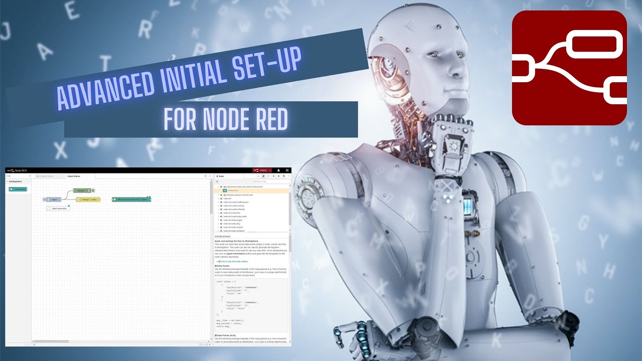 Начальная настройка Node Red