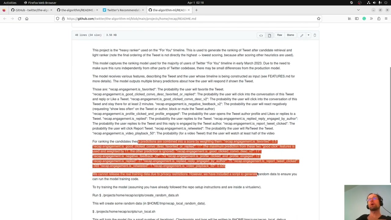Twitter Algorithm Review - Part 3 Heavy Ranker [EDITED]