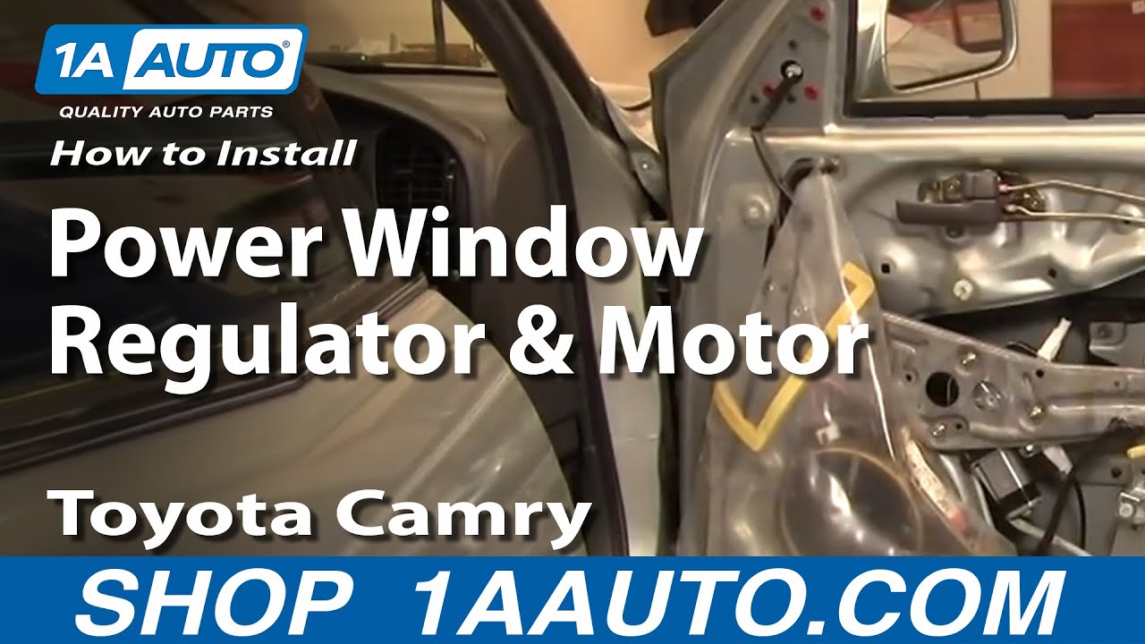 How to Replace Window Regulator 92-96 Toyota Camry