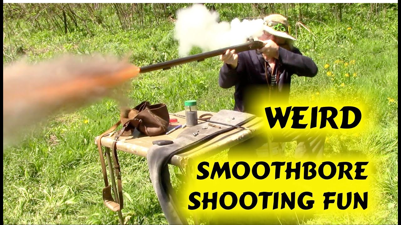 Smoothbore Variable Shooting Fun - Buck & Ball - .310 roundballs - Shot - Grass Loading
