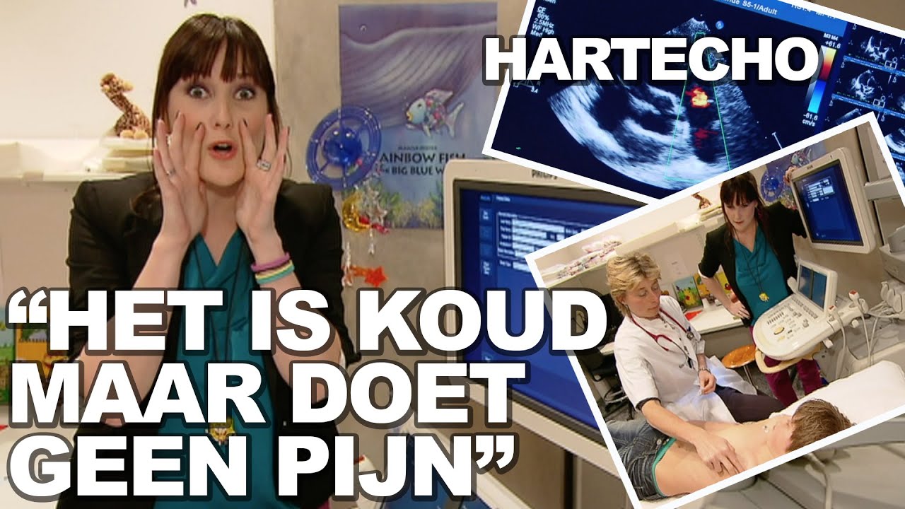 Hoe wordt een echo van je hart gemaakt? Evelien Bosch zoekt het samen met Ruben uit | KEIKIZ