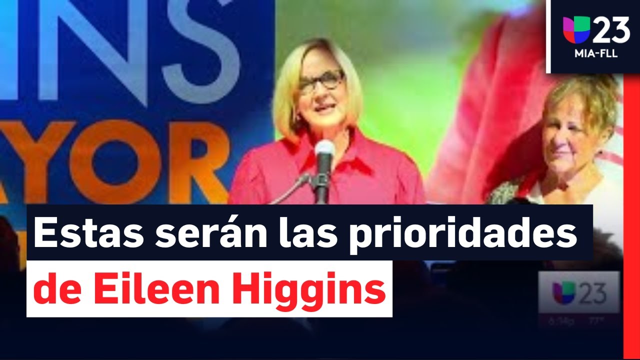Eileen Higgins, nueva alcaldesa de Miami, da a conocer cu&aacute;les ser&aacute;n sus prioridades en el cargo