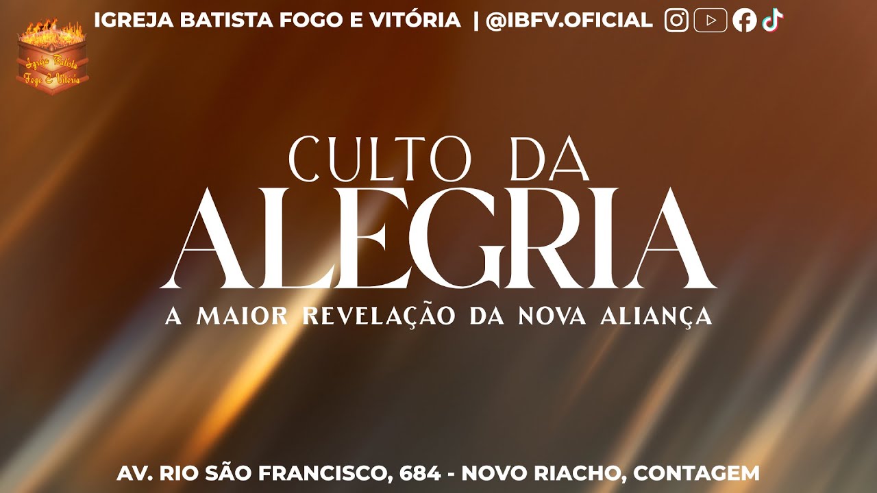 Culto da Alegria 25/01/2026