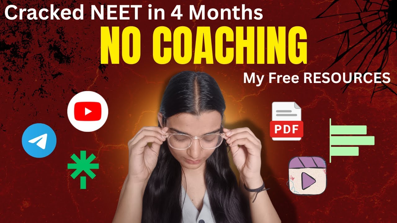 I Cracked NEET in 4 Months Using ONLY Free Resources (No Coaching)