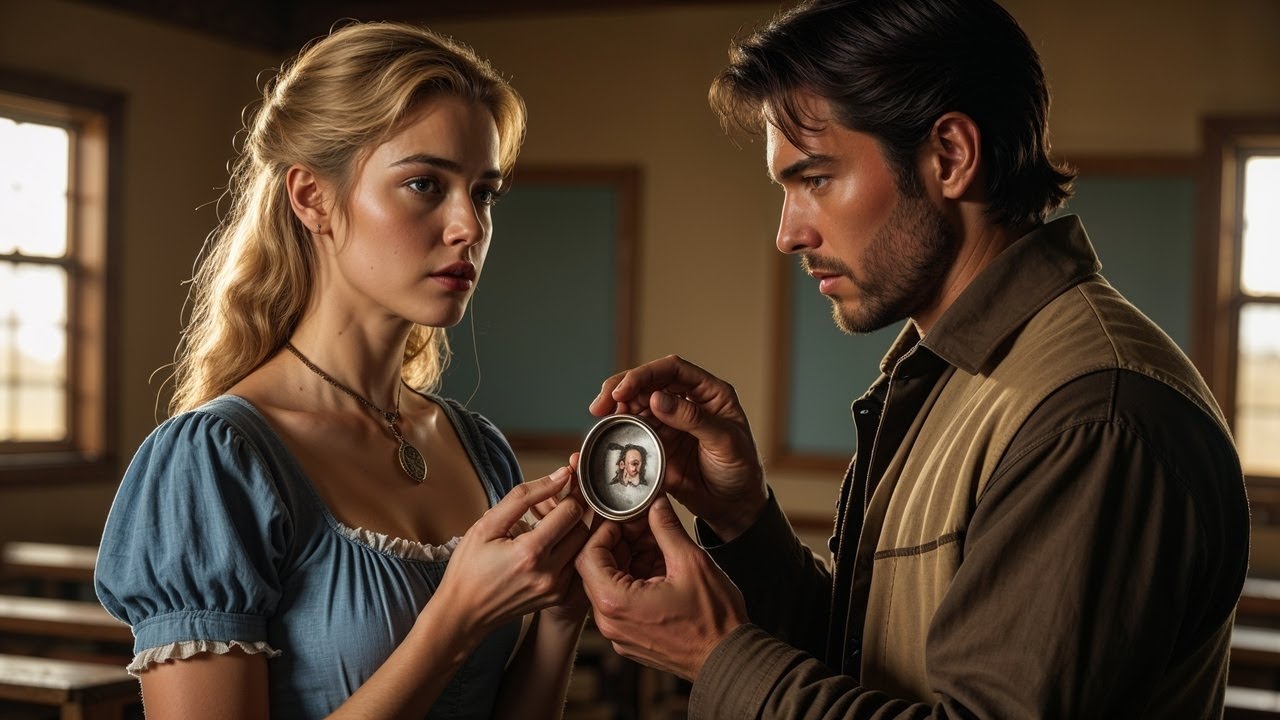She Tried to Hide the Broken Locket Until the Cowboy Opened It