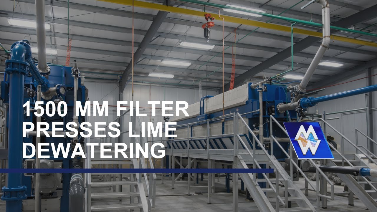 M.W. Watermark - 1500 mm Lime Dewatering Filter Press