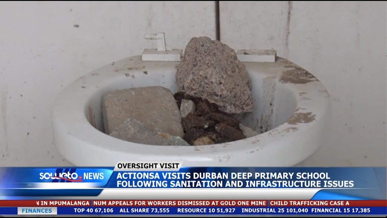 SOWETO TV NEWS | ACTIONSA VISITS DURBAN DEEP P.S FOLLOWING SANITATION AND INFRASTRUCTURE ISSUES