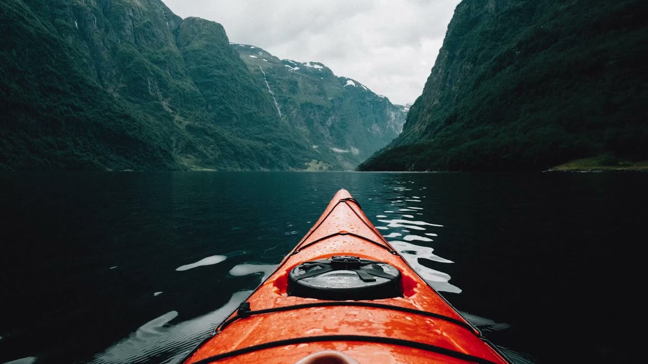 Rowing By The Lake ~ Kayaking 🛶🏞️ (PEACEFUL AMBIENCE) | Relaxing Background Sound