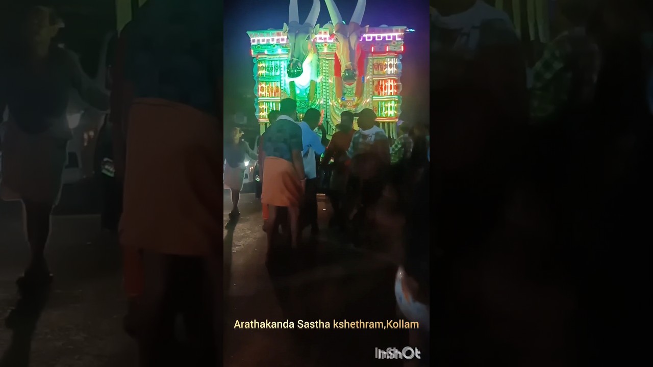 watch the night temple plots beauty#kollam temple festival plots#kerala #festival #malayalam #travel