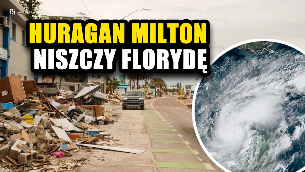 Huragan Milton pustoszy Florydę. Straty są ogromne