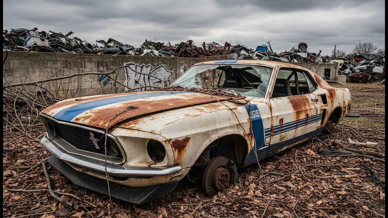 ASMR Car Restoration | Abandoned 1969 Mustang Fastback Reborn | Full Classic Car Restoration