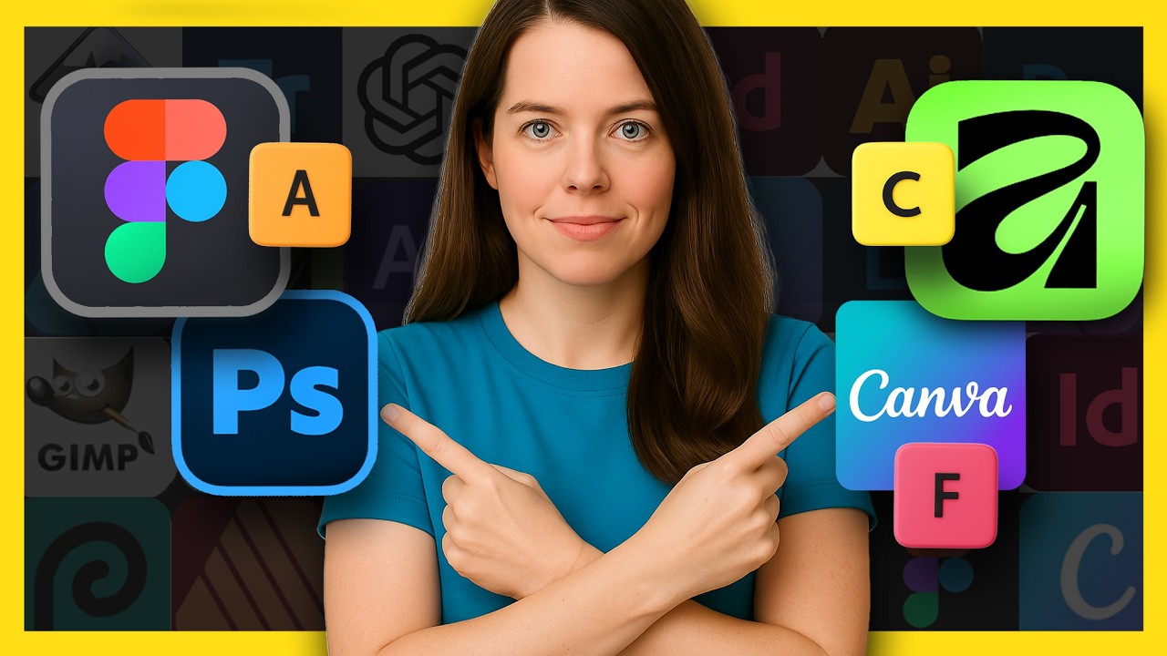 I RANKED ALL Major DESIGN Software! Photoshop, Figma, Canva, Affinity: Which to AVOID