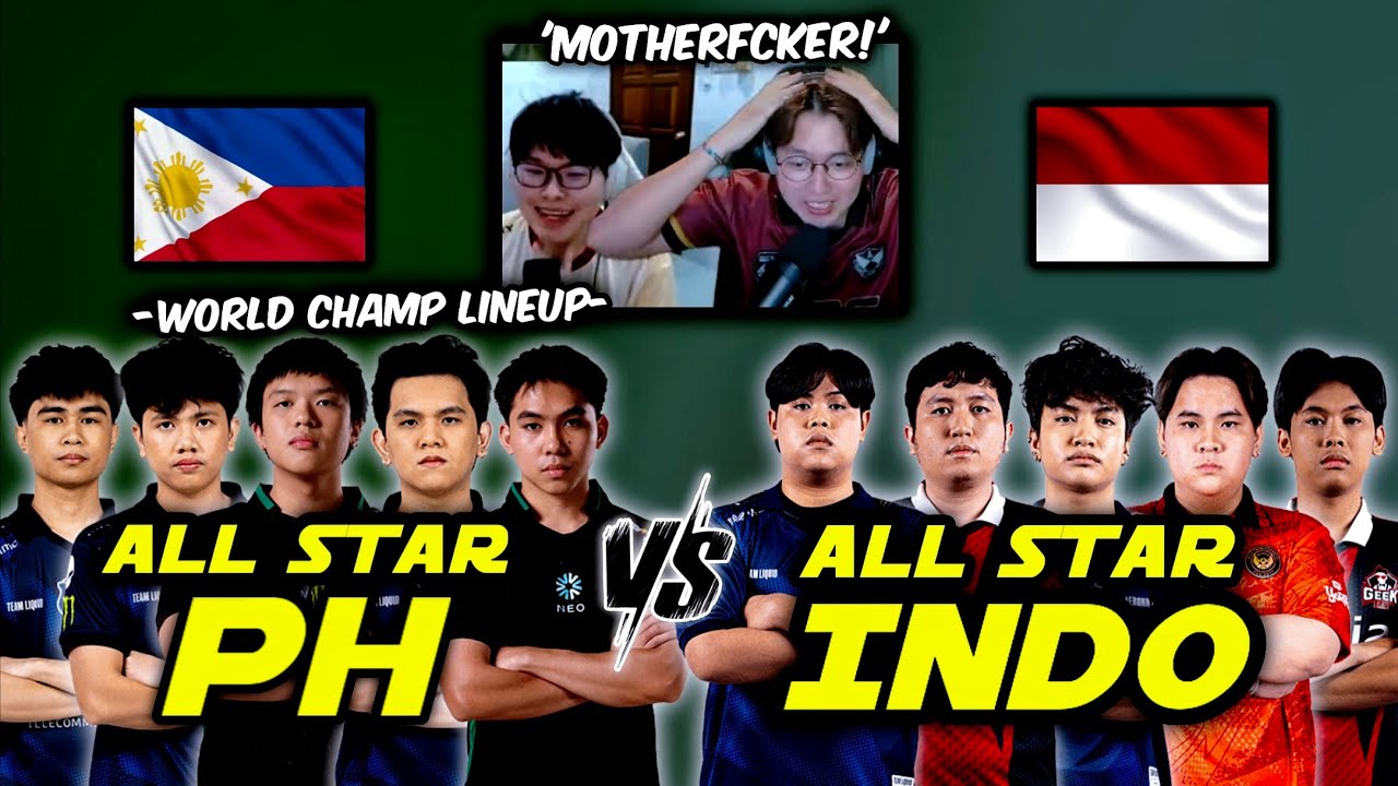 Супернапряжённый матч между All Star PH и All Star Indo! Комментируют Мирко и DJY 🔥