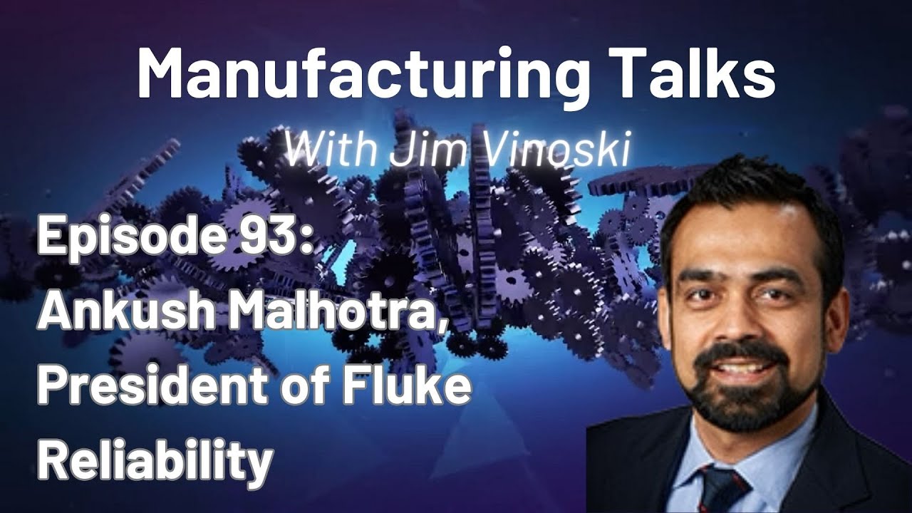 Ankush Malhotra talks about Fluke Reliability's use of AI to improve preventive maintenance