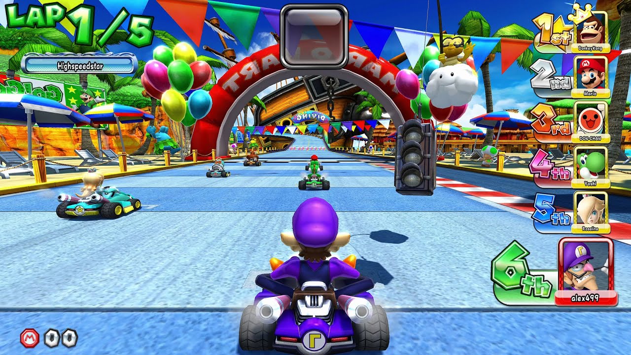 Mario Kart Arcade GP DX 1.18 (English) - 150cc Mirror (Super Difficult) Mario  Cup Races | UHD