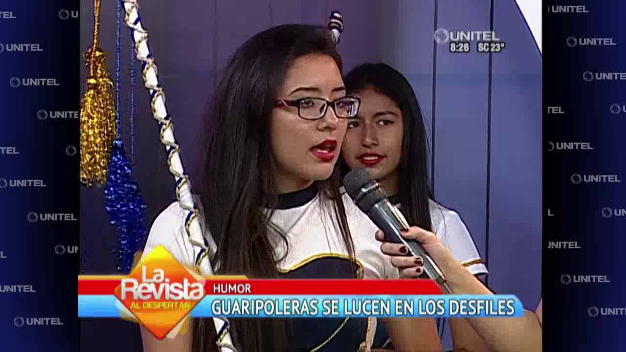 Humor: Las guaripoleras presentan su coreografía para el desfile del 6 de Agosto
