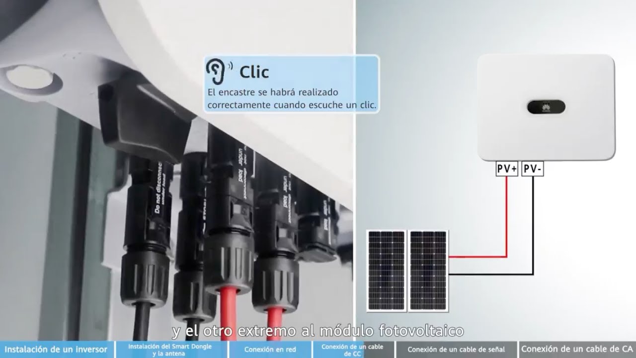(ESPAÑOL)  ¿Cómo Instalar Inversor HUAWEI SUN2000 L1 de 2kW a 6kW Monofásico?