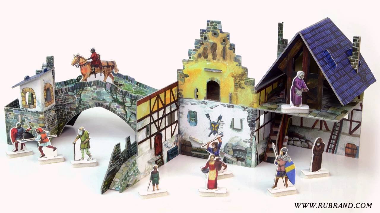 Bridge - cardboard terrain for war games and dioramas by Clever Paper