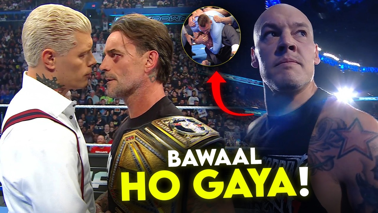 BAWAAL SMACKDOWN 💀🔥! CM Punk Vs Cody Rhodes DONE, Baron Corbin RETURNS, Gunther Vs Nick Aldis | WWE