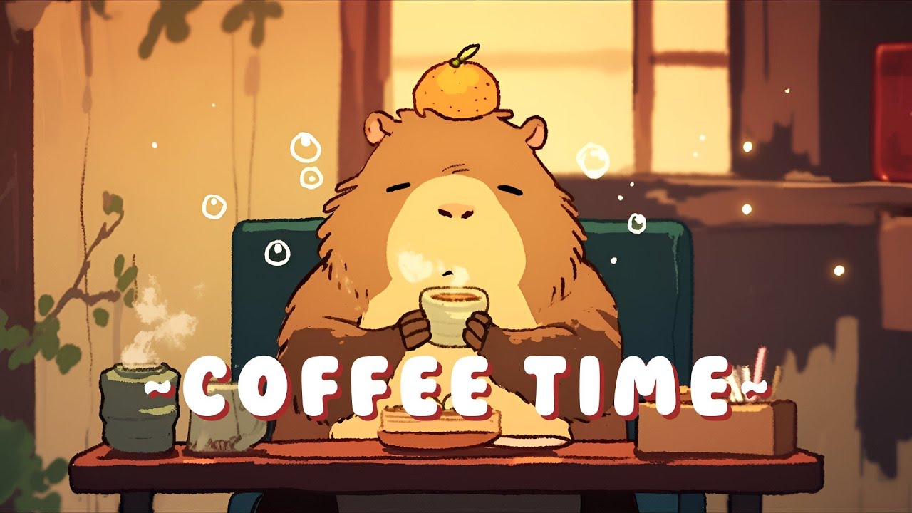 Capybara Beats & Lofi - Relaxing Jazz Hop Collection ~ Peaceful Moments ~ 🦫 🎵 🌙