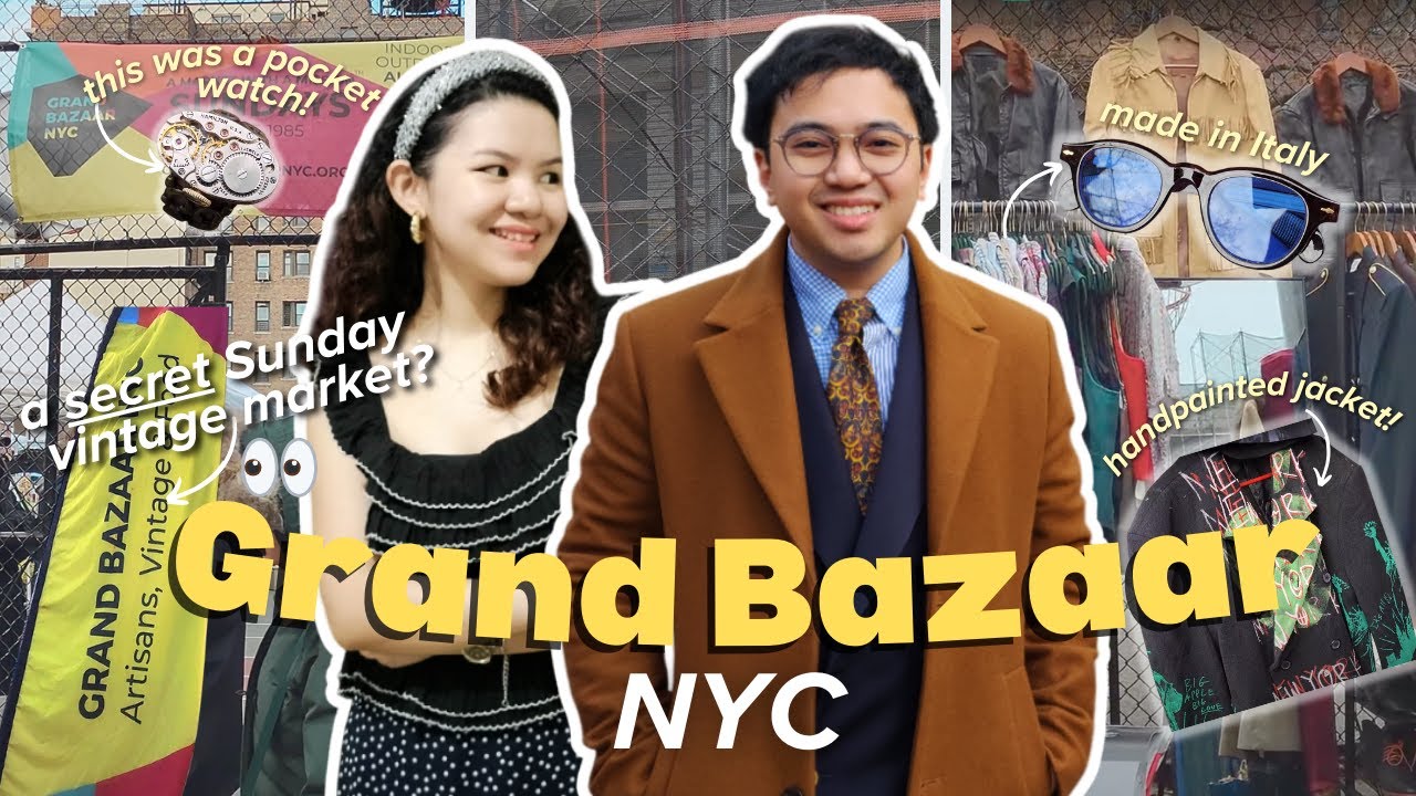 The Grand Bazaar NYC is the LARGEST Curated Flea Market in New York