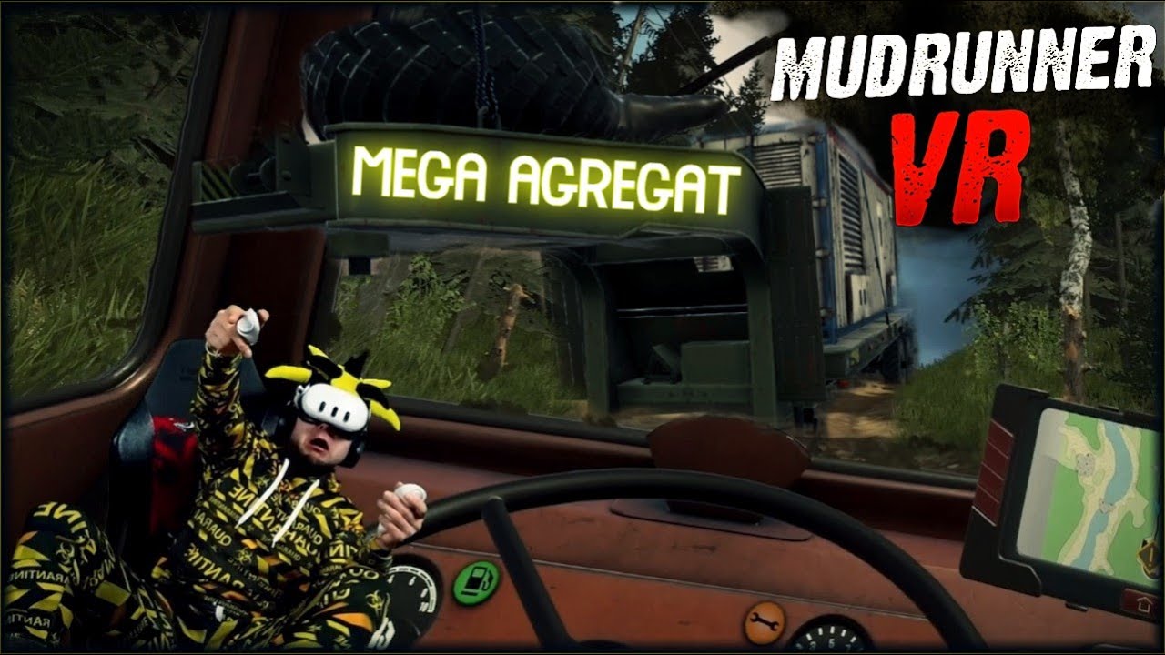 SNOWRUNNER / MUDRUNNER NA VR ? - TAPLANIE SIĘ W BLOCIE NA ŻYWO, MEGA TRANSPORT  odc.1/2
