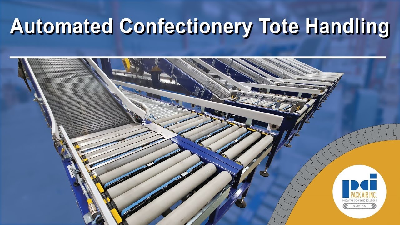 Custom Tote Handling Conveyor Automation
