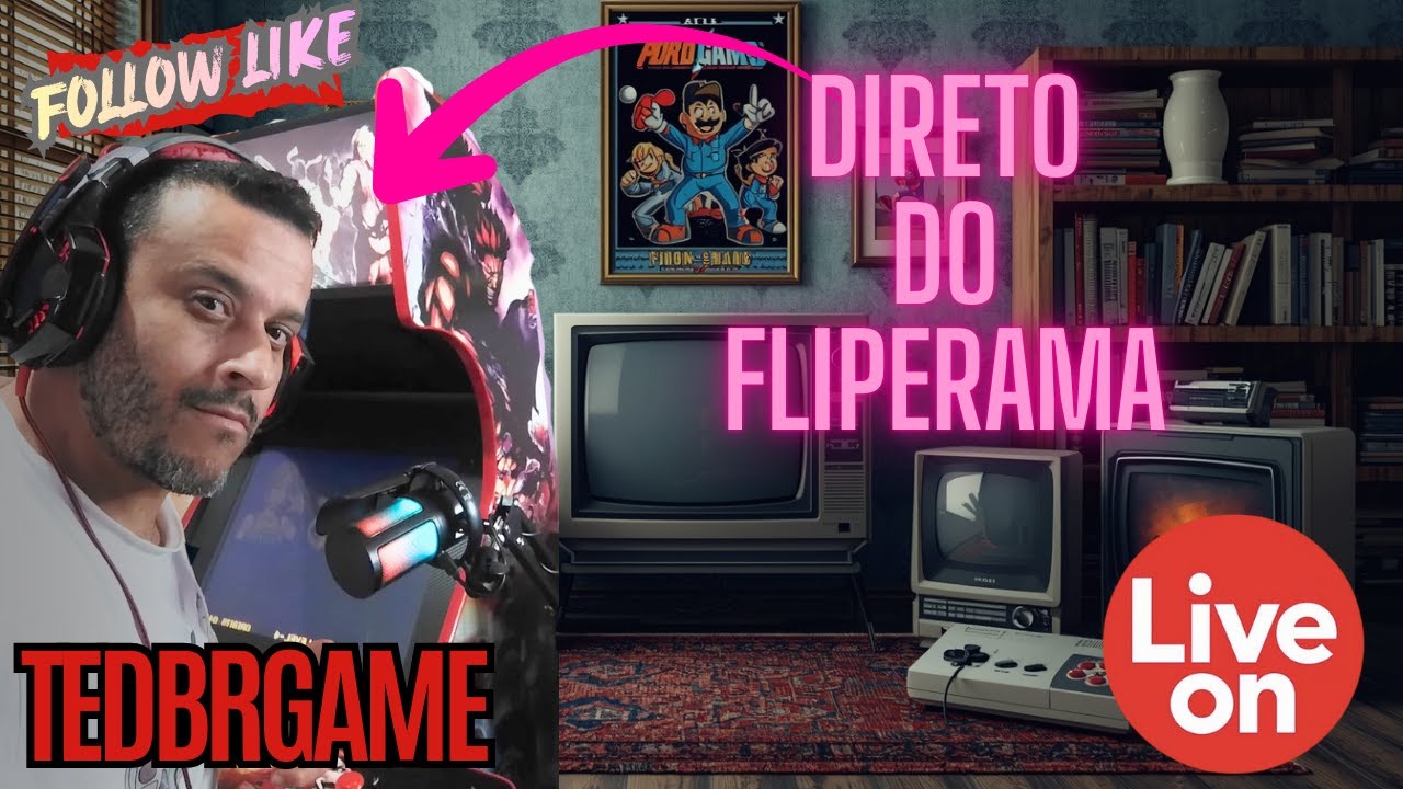 ⭕Jogos direto do fliperama⭕... Só segue e curte