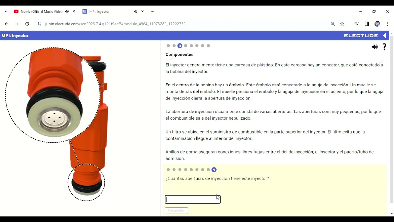 MPI:  Inyector  Electude 2023